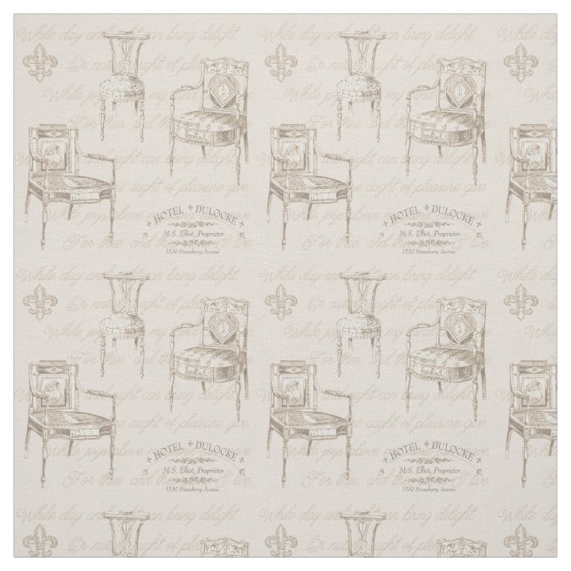 Tissu Hôtel Dulocke Fabric (Échantillon)