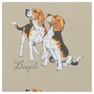 Tissu Hound beagle