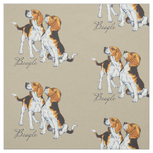 Tissu Hound beagle