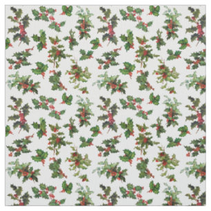 Tissu Houx vintage de fête de style