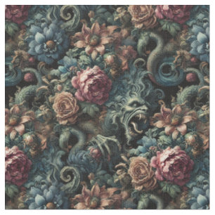 Tissu Howl of the Gilded Wild - Classic Tile gothique