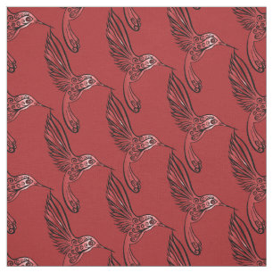 Tissu Hummingbirds II