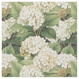 Tissu Hydrangea aquarelle floral Boho rétro fleurs