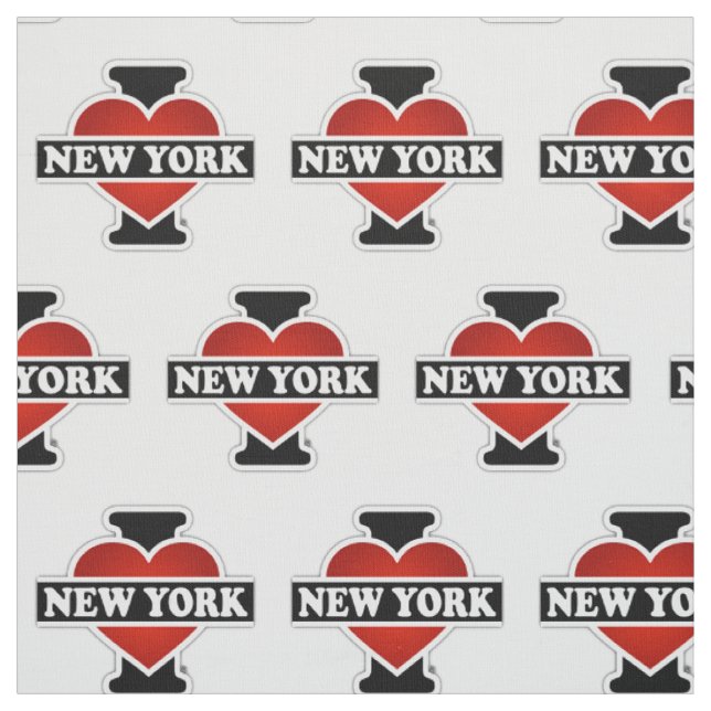 Tissu I coeur New York (Échantillon)