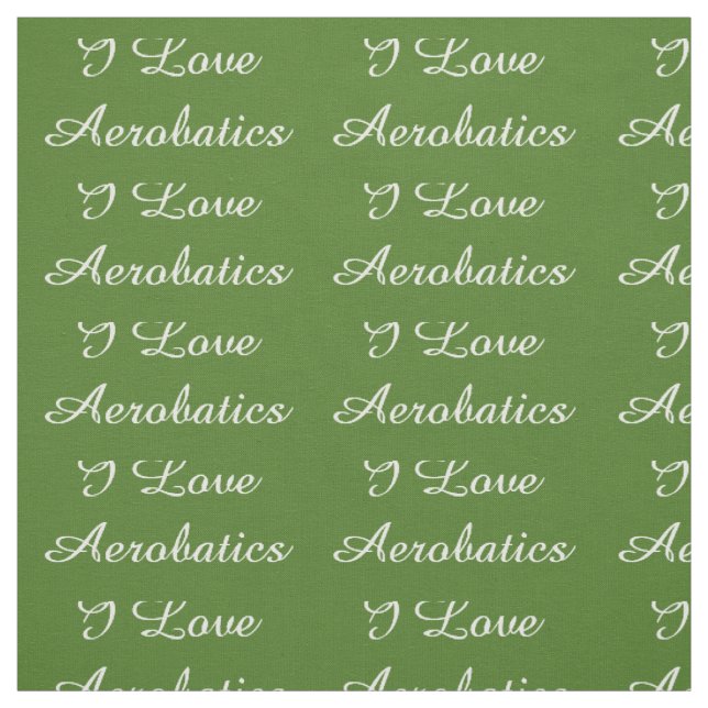 Tissu I Love Aerobatics (Échantillon)