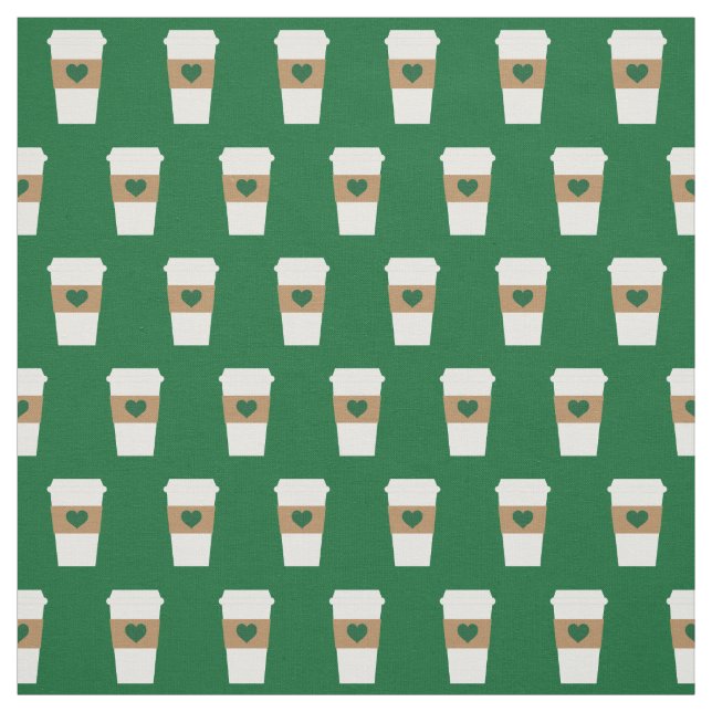 Tissu I Love Coffee Coffee Disposable Cup (Échantillon)