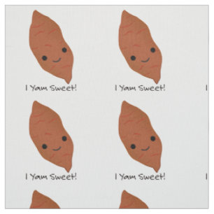 Tissu I Yam Sweet Cute kawaii Sweet Potato