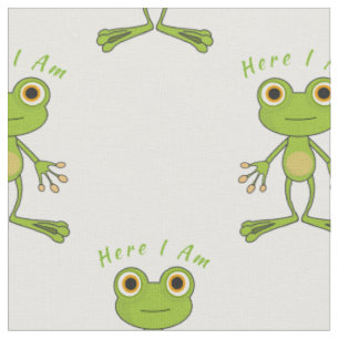 Tissu Ici, je suis une jolie grenouille Thunder_Cove 
