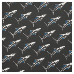 Tissu Icône tribale de requin 1 Motif