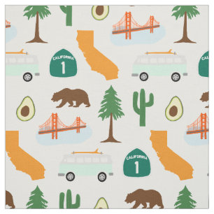 Tissu Icônes de Californie