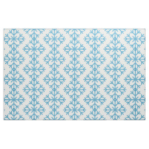 Tissu Icy Blue Snowflake Thunder_Cove