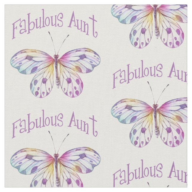 Tissu Idées cadeaux de Tante Papillon (Fermer)