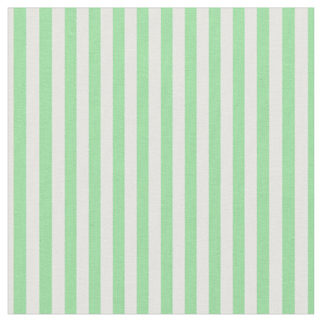Tissu Iguana Green & White Stripes (Fermer)