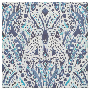 Tissu Ikat Tribal, un ami de CHEETAH à Indigo