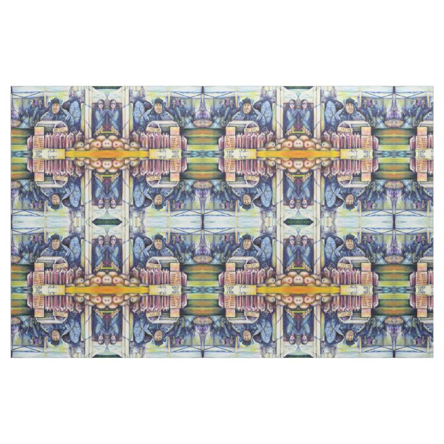 Tissu Il A Entendu, Ce Que J'Ai Vu (Fat Quarter)