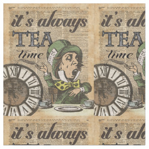 Tissu "Il est toujours art fol de dictionnaire de