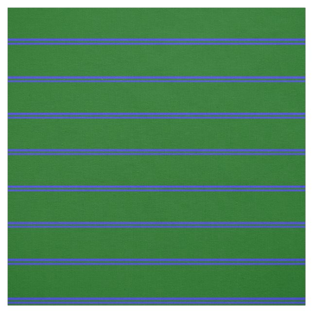 Tissu Île vert/bleu pin rayé conception/motif (Échantillon)