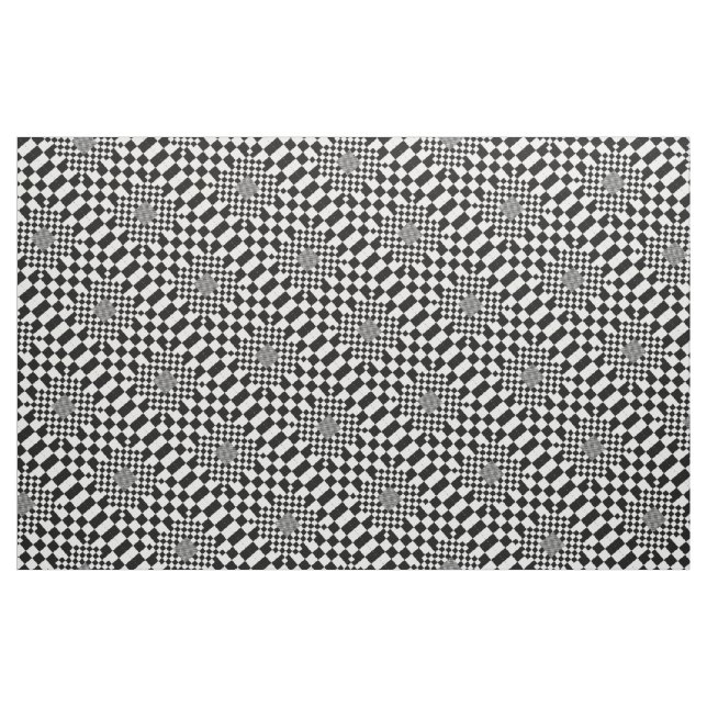 Tissu Illusion À damiers (Fat Quarter)