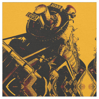 Tissu Illusion optique de train de Steampunk