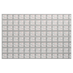 Tissu Illusion optique Diagramme visuel Docteur Motif op