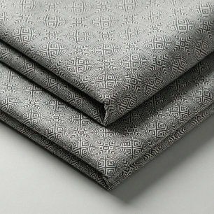 Tissu Illusion Optique Motif Géométrique noir et blanc
