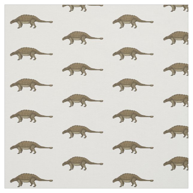 Tissu Illustration d'Ankylosaurus (Échantillon)