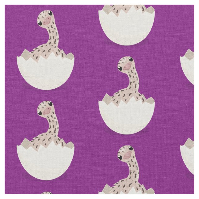 Tissu Illustration d'autruche pour bébé à couver mignon (Fermer)