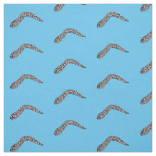 Tissu Illustration de caricature de murène tachetée
