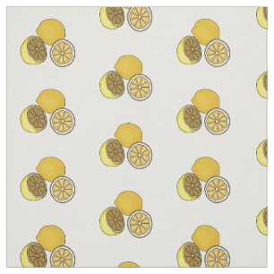 Tissu Illustration de citron