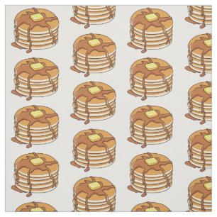 Tissu Illustration de dessin animé de Pancake