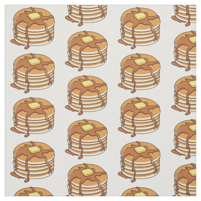 Tissu Illustration de dessin animé de Pancake (Échantillon)