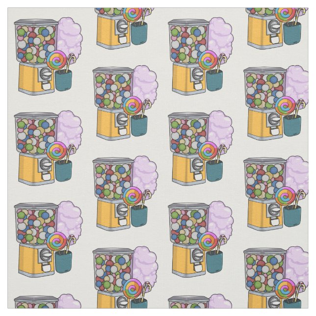 Tissu Illustration de dessin de bonbon (Échantillon)