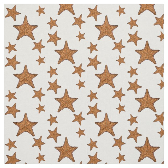 Tissu Illustration de dessin de Starfish (Échantillon)