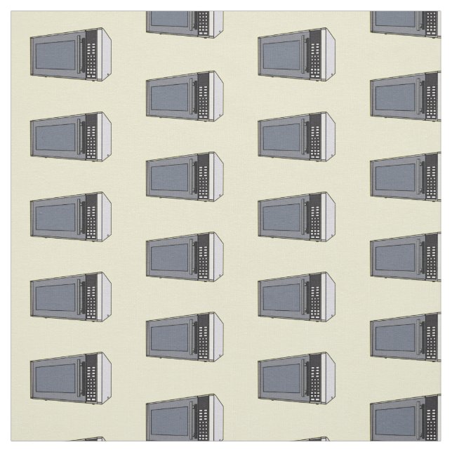 Tissu Illustration de dessin sur micro-ondes (Échantillon)