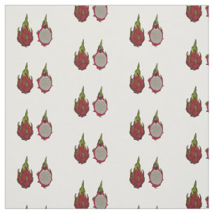 Tissu Illustration de dragon fruit