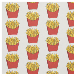 Tissu Illustration de frites