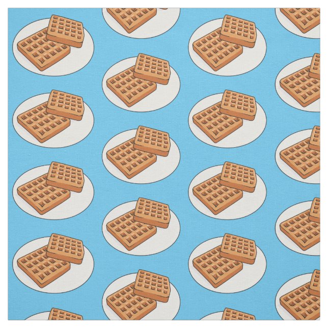 Tissu Illustration de gaufre (Échantillon)