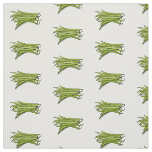 Tissu Illustration de haricots verts