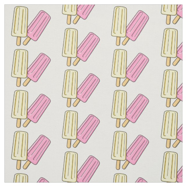 Tissu Illustration de Ice pop (Échantillon)