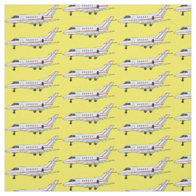 Tissu Illustration de jet privé (Échantillon)