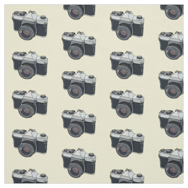 Tissu Illustration de la caméra (Échantillon)