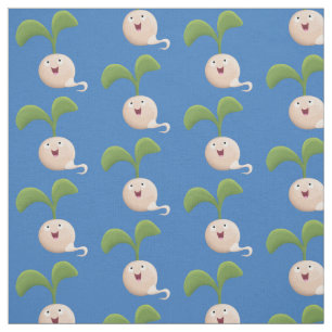Tissu Illustration de la caricature de la gerbe de grain