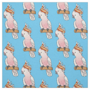 Tissu Illustration de la caricature de l'oiseau de cobay