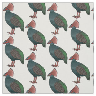 Tissu Illustration de la caricature d'oiseau perdrix en