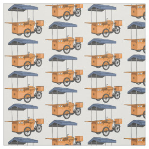 Tissu Illustration de la carotte de vélo