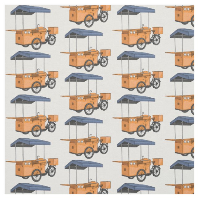 Tissu Illustration de la carotte de vélo (Échantillon)