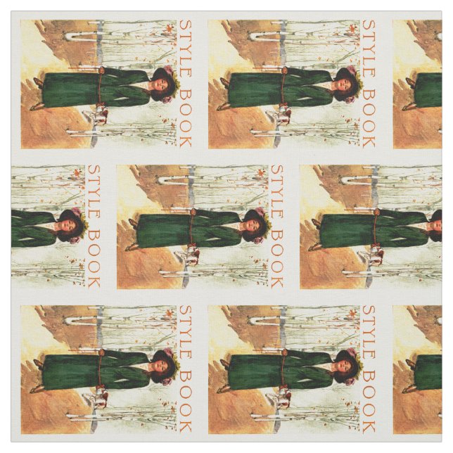 Tissu Illustration de la mode du livre de style (Échantillon)