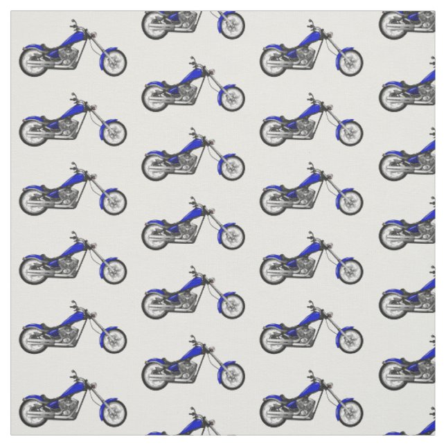 Tissu Illustration de la moto à hélico (Échantillon)