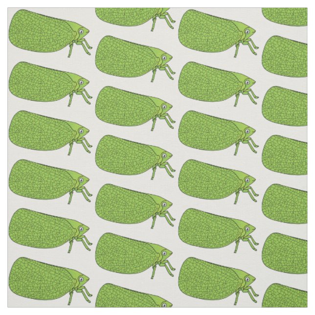 Tissu Illustration de l'insecte de la trémie verte mûre (Échantillon)