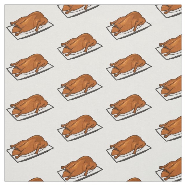 Tissu Illustration de Peking duck (Échantillon)